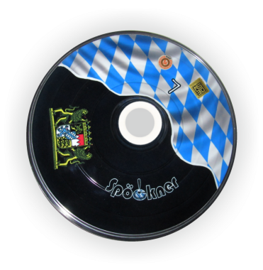 Spöckner "Bayernfahne schwarz" Eisstock