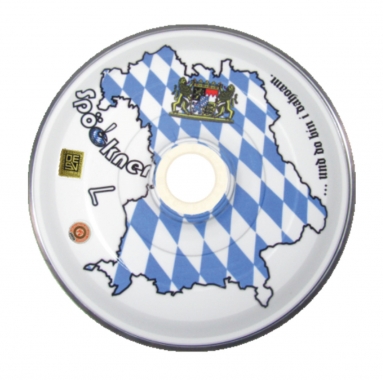 Spöckner "Heimat Bayern weiss" Eisstock