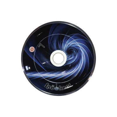 Spöckner "Spirale / dunkelblau, schwarz" Eisstock