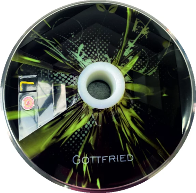 Gottfried Evo "Abstract-gelb-schwarz" Eisstock
