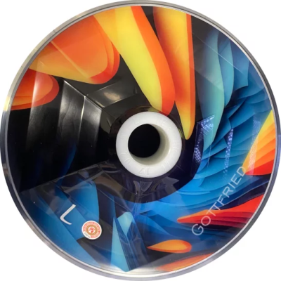 Gottfried Evo "blau-orange" Eisstock
