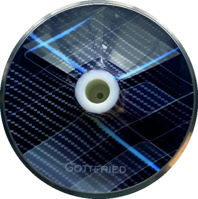 Gottfried Evo "Carbon-blau" Eisstock