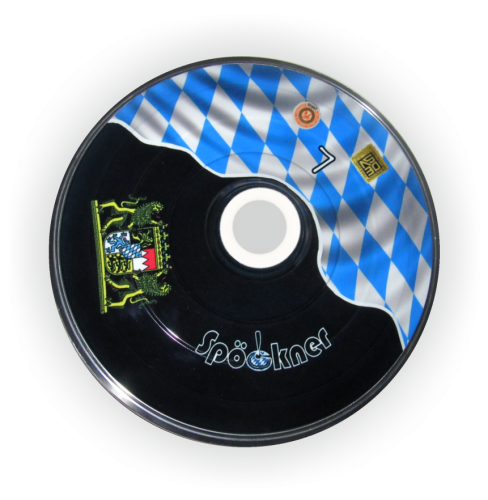 Spöckner "Bayernfahne schwarz" Eisstock