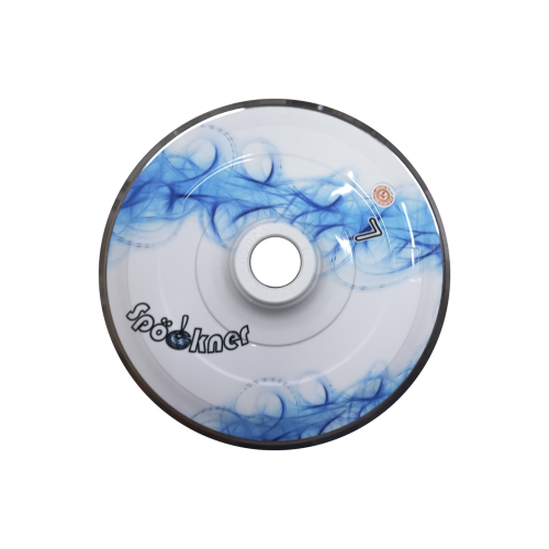 Spöckner "Rauch / blau, weiß" Eisstock