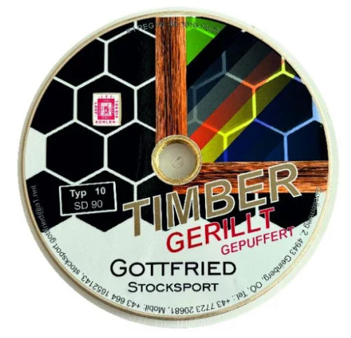 Gottfried "Timber gerillt gepuffert" Typ 10 Sommerlaufplatte
