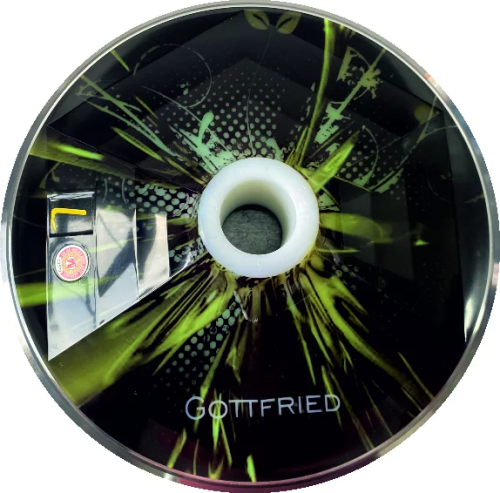 Gottfried Evo "Abstract-gelb-schwarz" Eisstock